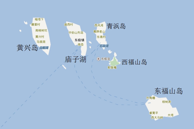 这些岛的质心位置吧,其中《后会无期》的拍摄地在庙子湖,也是 东极岛